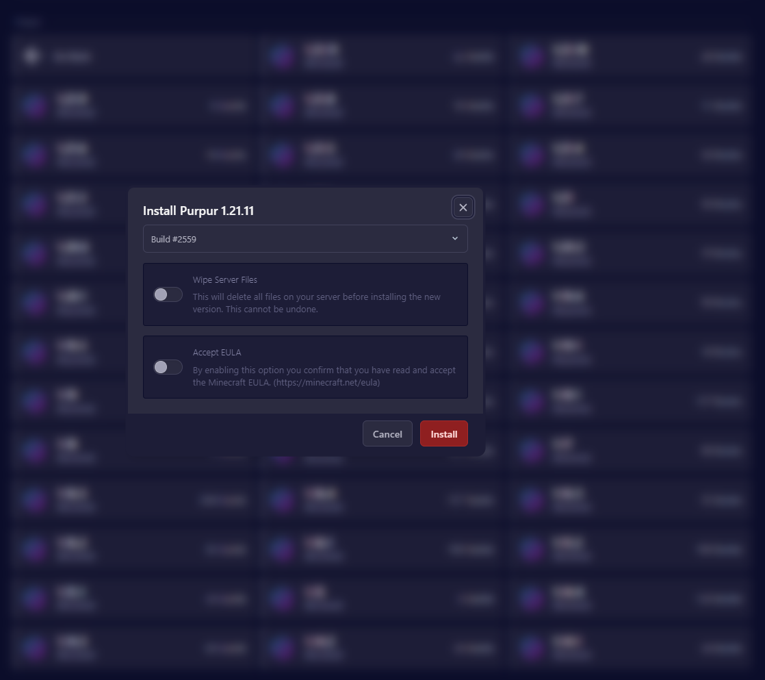 Minecraft Build Changer